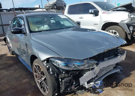 2024 BMW M3 Competition xDrive z USA, uszkodzony, nr VIN WBS43AY06RFR58078